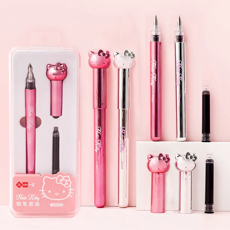 Карандаш Sanrio HelloKitty Foundain Pen Kawaii KTCAT Студенческий каллиграфический