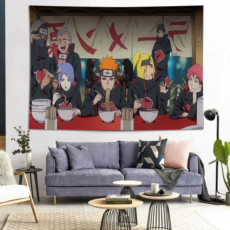 Naruto Background Factering INS Room Decoration