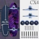 32 -Inch CX4 Purple Black