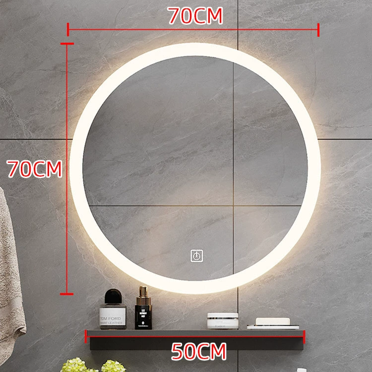 Tủ phòng tắm tối giản hiện đại chiếu sáng chống nước chống sương mù màn hình cảm ứng trang điểm vanity cửa kính treo tường gương thông minh tủ gương treo tường tủ gương treo tường 