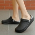 Giày Croc xuyên biên giới thoáng khí Cặp đôi Baotou Croc Giày nam nữ thông thường Giày đi biển Slip-on dép quai ngang nữ hàn quốc dep lê nữ 