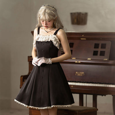 taobao agent Long short piano, dress, Lolita style, Lolita Jsk