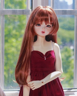 taobao agent 纵秀 BJD wig long hair short hair soft silk hair style hair style hair fake hair can be changed 3 points, 4 minutes and 6 points