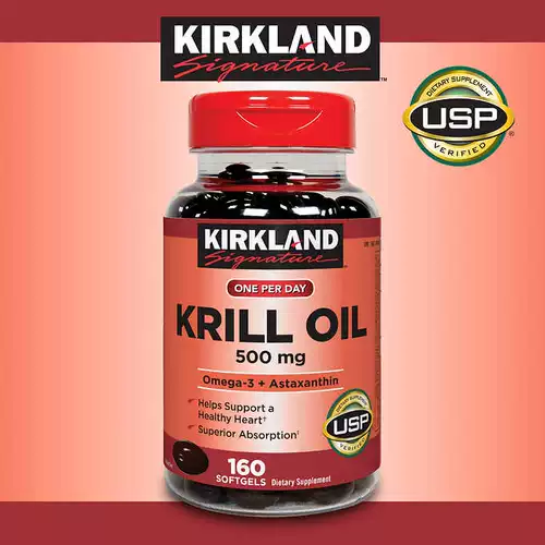 American Direct Mail Kirkland Krill Oil Cockeland Crusting Oil 500 мг креветки 60 трубопроводов