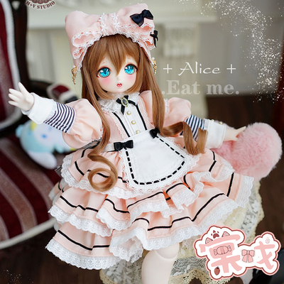 taobao agent [Tang Opera BJD] Clothing [Meow House] Alice-Eat ME 4 points MDD Xiongmei baby dress dress