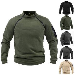 Men's pullover sweatshirt европа и америка мужской случайный воротник шерсть тактический свитер набор