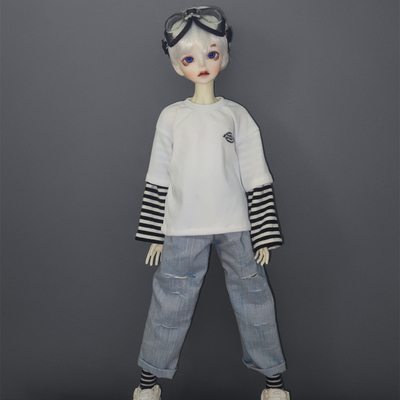 taobao agent BJD3, 4: 5: 6 minutes, Uncle Fake two -piece top+jeans two -piece OB24OB22 baby jacket