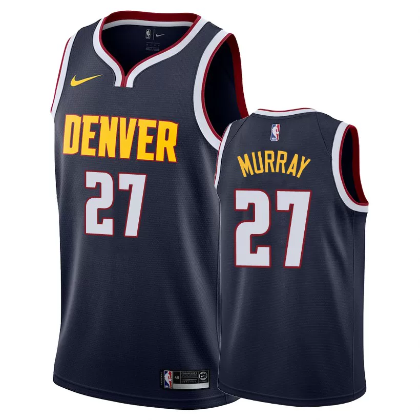 Американская версия Genuine Nuggets No. 15 Jakich Jersey 1 Porter Gordon Мужские баскетбольные ткани 27 Murray City Version