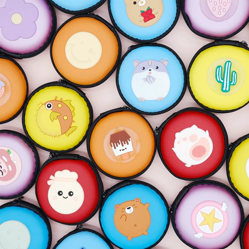 Креативные мультяшные наушники, кошелек, маленькая система хранения, детская сумка для техники, милая ключница, монеты