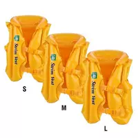 3 Colors Summer Children Inflatable Swimming Life Jacket