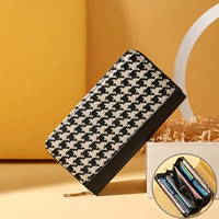 Черный длинный бумажник