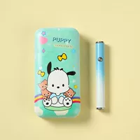 Синий портсигар, зажигалка