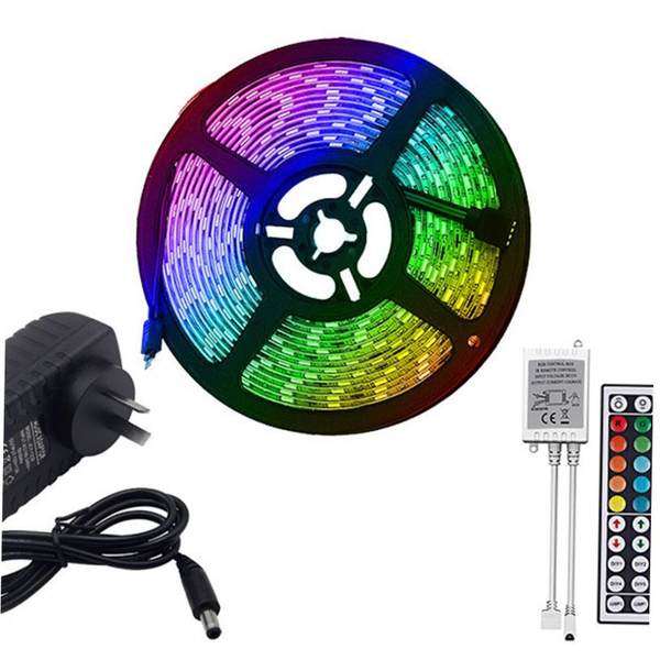 Водонепроницаемый 5 м 24 Вт RGB SMD светодиодная полоска 44 -й струны Light1