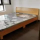 Деревянная кровать Qianyu+5 см коричневая прокладка