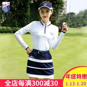 Mùa thu đông 2018 Quần áo golf ZG-6 Quần áo nữ phù hợp với áo sơ mi dài tay Áo thun quần ngắn