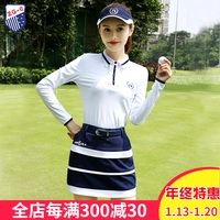 Mùa thu đông 2018 Quần áo golf ZG-6 Quần áo nữ phù hợp với áo sơ mi dài tay Áo thun quần ngắn giá gậy đánh golf