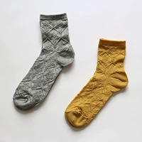 Летние тонкие трехмерные гольфы, средней длины, 2 цветов