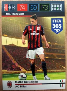 Panini 2015-16FIFA365 Star Card Общая карта AC Milan Dlehio 105