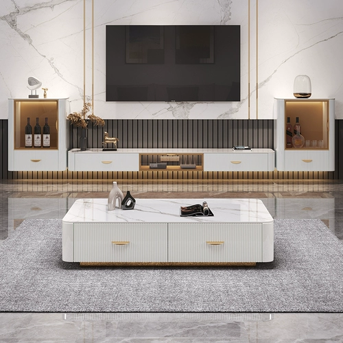 Hangle Rock Board ТВ кабинет кофейный столик комбинация легкие роскошные маленькие бытовые стены -настенный шкаф проста современный шкаф для хранения гостиной