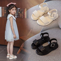 Летние сандалии, нескользящая детская модная пляжная обувь на платформе, сезон 2021