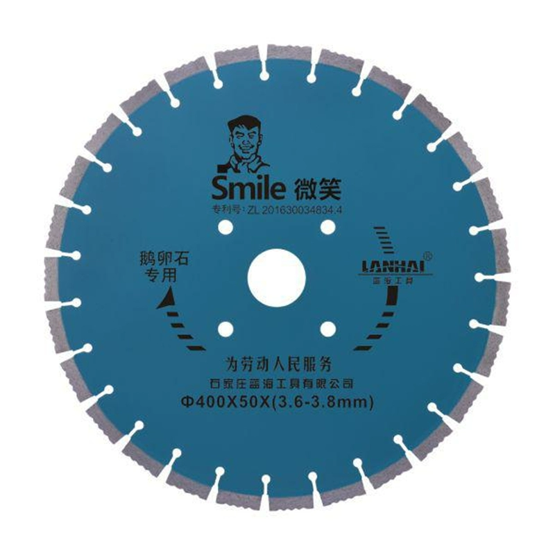 lưỡi cắt sắt hợp kim 355mm 350 Blue Sea Battleship King Granite Smile Sawtooth Sỏi 400 Đường Lát Cắt Bê Tông Đá Lát lưỡi cưa vòng cắt sắt lưỡi cắt sắt Lưỡi cắt sắt