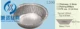 Круглая оловянная фольга пластина 120 мл (150/порция)