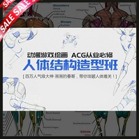 Рукопаковая доска CG Painting Anime Design Human Structure и стиль курс 1+2 период завершен