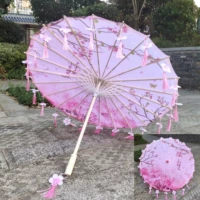 Супер фея древние ветровые лепестки Петсус зонтик ins шелковая ткань зонтик для половых блюд танце