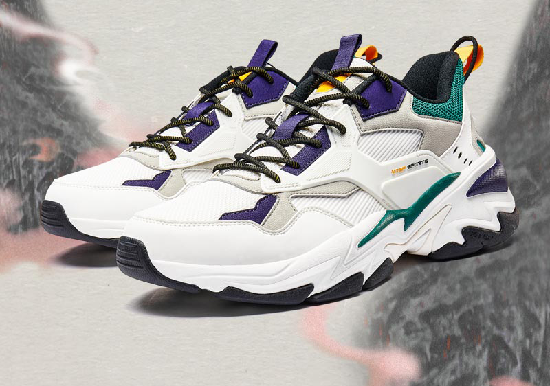 特步山海系列休闲鞋山系配色活力无限