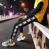 2018 mùa xuân mới chín điểm quần thể thao nam Hàn Quốc phiên bản của xu hướng thẳng sinh viên người đàn ông lỏng lẻo của quần hip hop quần âu Crop Jeans
