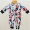 Baby dây kéo jumpsuit cotton mùa hè mỏng phần sơ sinh quần áo bé sơ sinh dài tay đồ ngủ nam và nữ romper bé - Áo liền quần