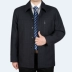 Áo khoác nam trung niên mùa xuân và mùa thu cộng với phân bón XL áo khoác lỏng nút áo khoác dày mùa thu và mùa đông Áo khoác
