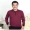2018 new dad cotton trung niên nam dài tay T-Shirt cotton 50-60 tuổi người cao niên áo sơ mi băng lụa phần mỏng áo phông dài