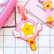 Phim hoạt hình Loạt Các Sakura Bird Head Sticker Silicone Đi Du Lịch Sao Gậy Hoạt Hình Xung Quanh