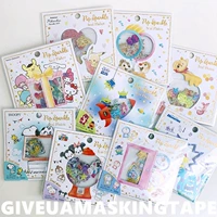 Одиночная лазерная наклейка бумажная пакет Sannubi Mickey Venni Bear Three Lid Pikachu Ding Cat Mobilization