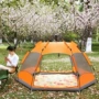 Lều lục giác sáu mặt lều hỗ trợ chống ẩm chống thấm nước cắm trại chống ẩm pad kim cương đệm bé bò mat - Thảm chống ẩm / Mat / Gối vải trải picnic