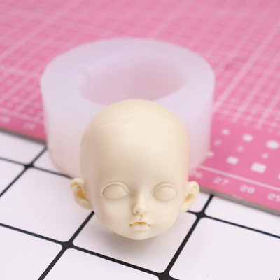 taobao agent Consolidated face mold fondant face mold mold silicone dripper hand -made face anime cartoon character bjd doll face