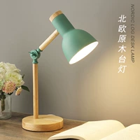 Скандинавская креативная современная настольная лампа для рабочего стола, фонарь для кровати, защита глаз