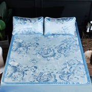 1.8m giường mat có thể gập lại ghế băng lụa ba mảnh 1,5m 1,2m máy lạnh ký túc xá hè Ruanxi con - Thảm mùa hè
