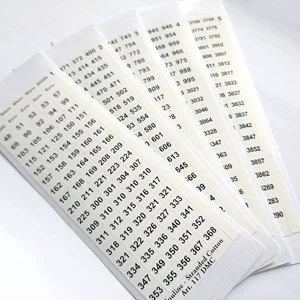 Little Fish Home Sewing Subsidine DMC Line Number Sticker Полный номер