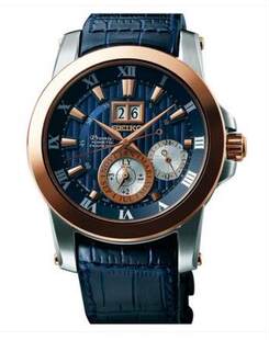 Общенациональная гарантия SEIKO seiko (компания) люди электрокинетический способный натуральная кожа бизнес повседневный мужской наручные часы SNP126J1