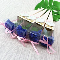 Подарочная коробка гвоздика (синий)