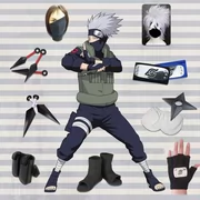 Naruto cờ gỗ Kakashi COS quần áo trên quần áo cosplay trang phục tóc giả toàn bộ vị trí - Cosplay