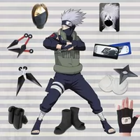 Naruto cờ gỗ Kakashi COS quần áo trên quần áo cosplay trang phục tóc giả toàn bộ vị trí - Cosplay nami cosplay