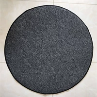 Круглый черный диаметр одеяла на барабанах 1,2 метра
