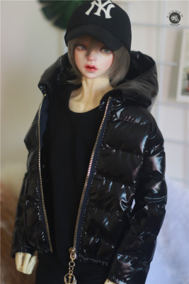 taobao agent Lazy baby bjd baby clothes doll 34 points SD 13 17 Uncle Dragon Soul Handsome down jacket hat coat black and white