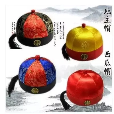 Tangfu Andlord Hat Hate Mourning Hat Men's Men's Palace Император династии Цин Костюм костюмы