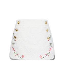  M+White skirt, fashionable cloth  