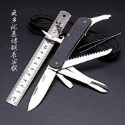 Gỗ ba lưỡi WA741 dao công cụ ngoài trời thực tế với dao gọt hoa quả cầm tay đa chức năng - Công cụ Knift / công cụ đa mục đích