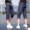 Mùa hè của nam giới quần short denim triều nam ngắn quần đoạn mùa hè Hàn Quốc Slim mỏng quần chân quần 7 điểm